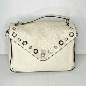 Rebecca Minkoff Darren Handbag Cream Handbag with Silver Accents